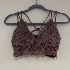 Brown Lace Bralette